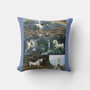 Coussin Lancer l'oreiller licorne