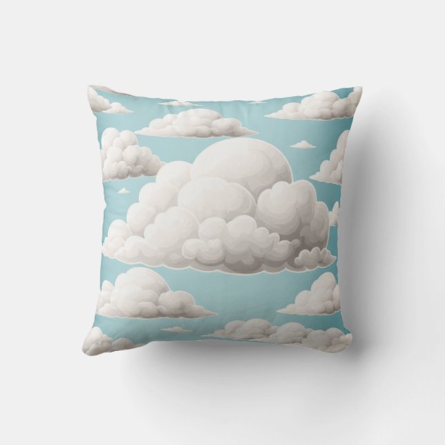 Coussin lancer l'oreiller (nuage) (Verso)