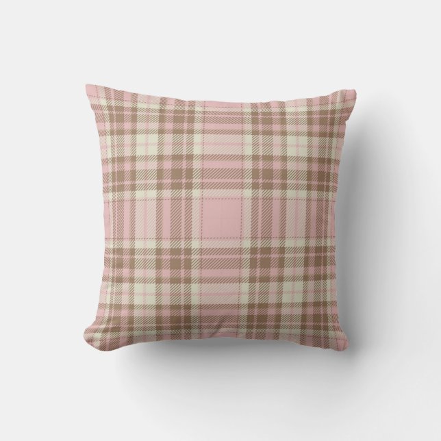 Coussin Lancer l'oreiller rose Plaid (Recto)