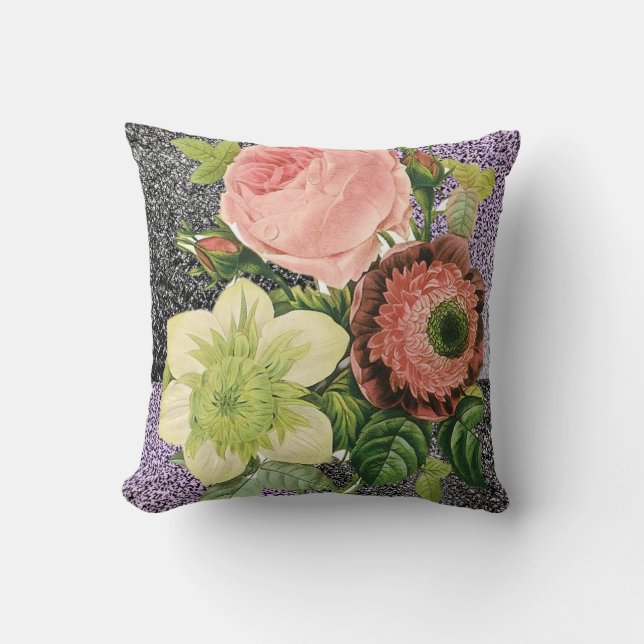 Coussin lancer pillow decor floral (Recto)