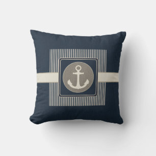 Coussin L'Ancre du bateau nautique d'effet de toile de