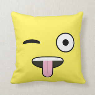 Coussin Langue Emoji