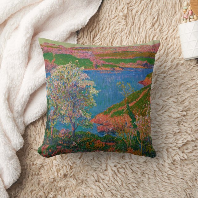 Coussin L'Anse du Goulineau, Henry Moret (Couverture)