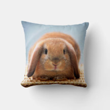 Coussin lapin bébé
