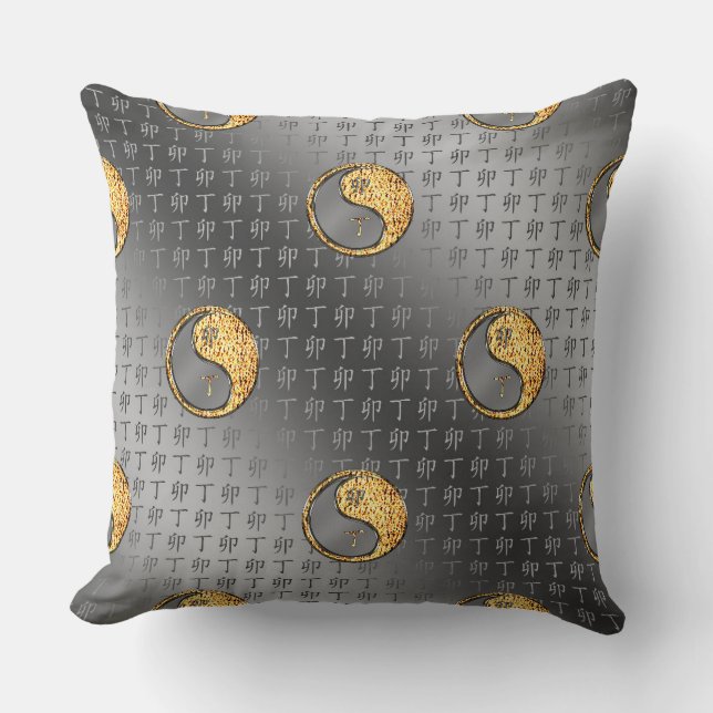 Coussin Lapin de Feu (Recto)