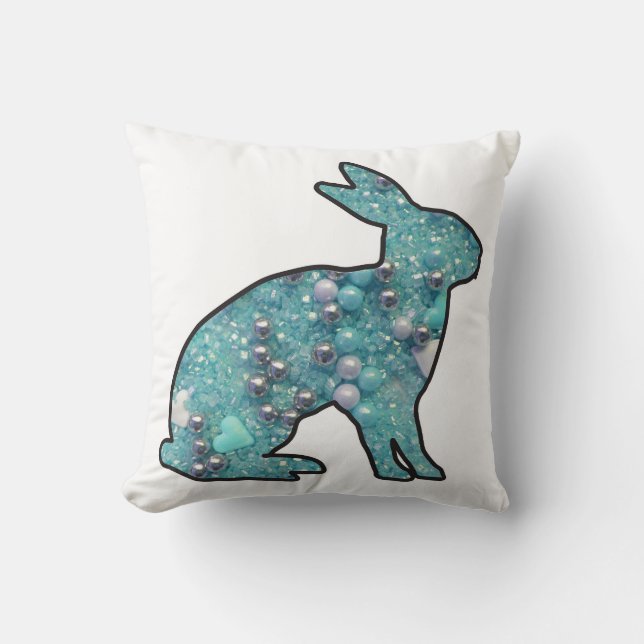 Coussin Lapin doux double face (Recto)