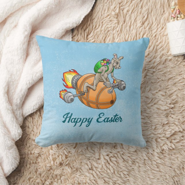 Coussin Lapin Fusée (Couverture)