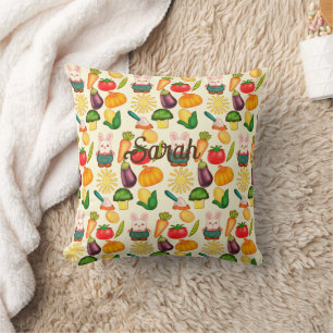 Coussin Lapin Lapin Farmer de légumes