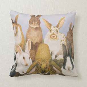Coussin Lapins chanceux