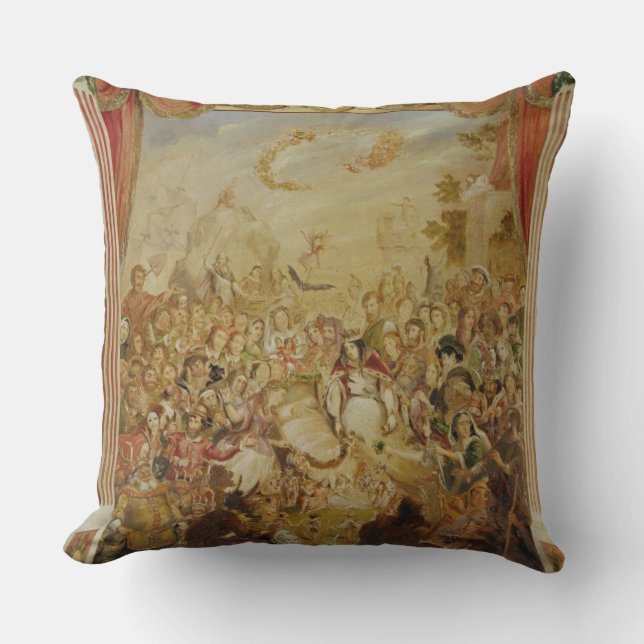 Coussin L'apparition de William Shakespeare (1564- (Recto)