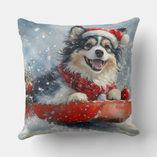 Coussin Lapphound finnois en traîneau Laissez tomber la ne