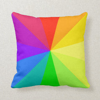 Coussin L'arc-en-ciel colore l'art