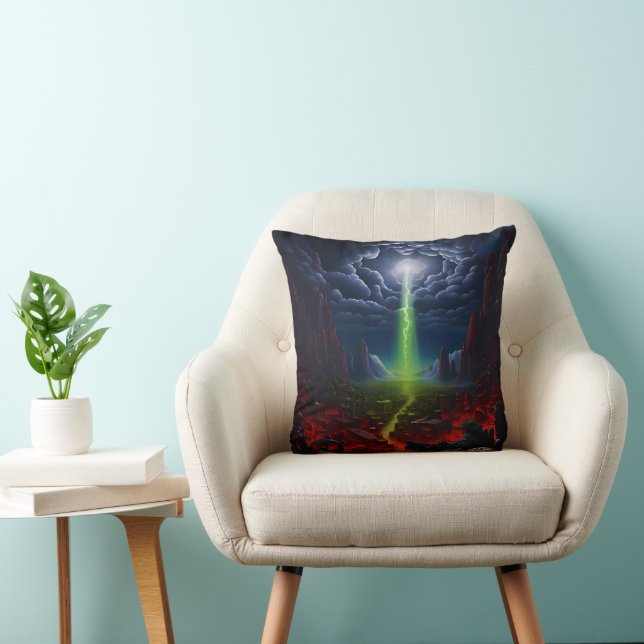 Coussin l'arrivée des aliens (Chaise)
