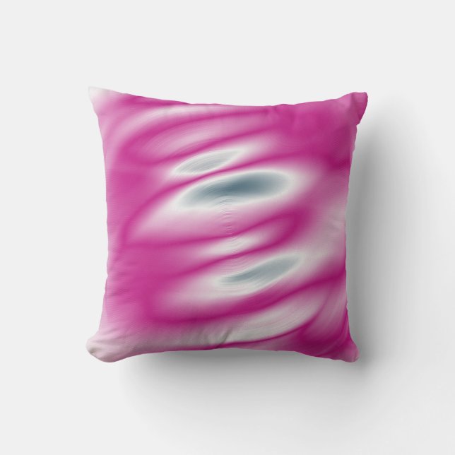 Coussin L'art Abstrait rose flou (Recto)
