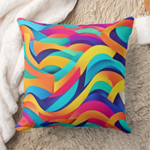 Coussin L'art Abstrait Wavy