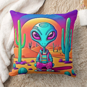 Coussin L'art Alien de Desert Chillin