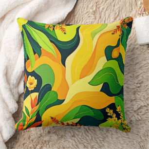Coussin L'art botanique Abstrait