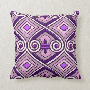 Coussin L'art déco fait Perse (les pourpres lumineux)