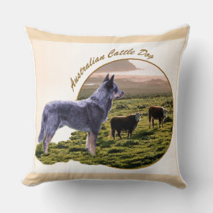 Coussin L'art du chien de bétail australien