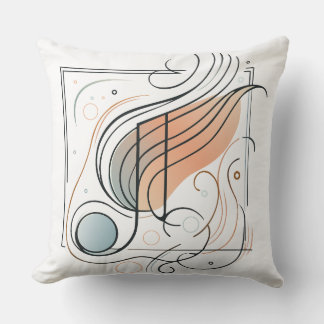 Coussin L'art du design musical