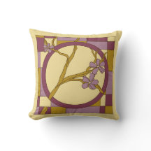 L'art moderne Nouveau fleurit le pourpre de cercle