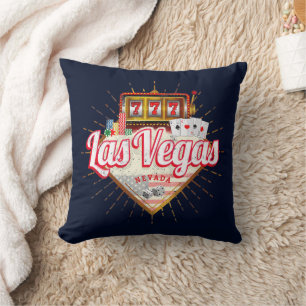 Coussin Las Vegas Nevada États-Unis Casino Vintage USA