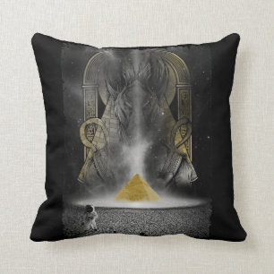 Coussin L'astronaute de la lune, Pyramide égyptienne Anub