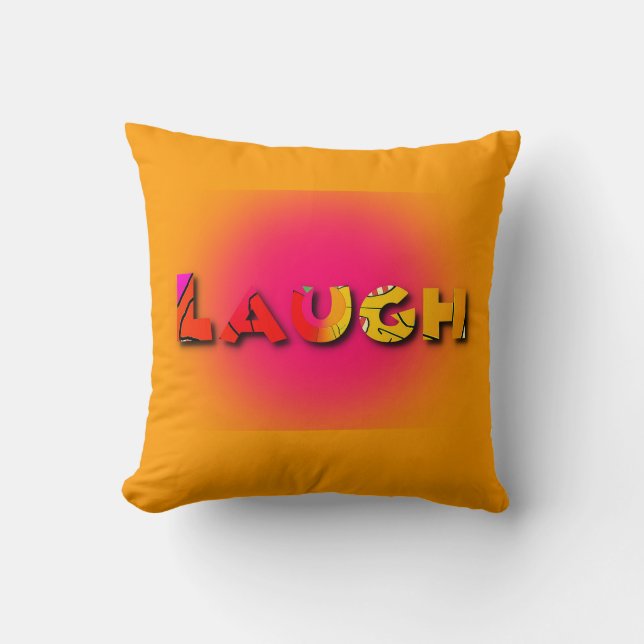 Coussin Laugh Logo Square (Recto)