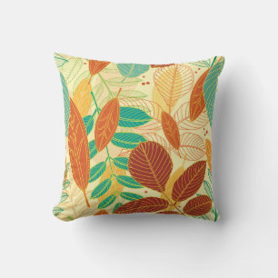 Coussin L'automne laisse un Motif sans couture