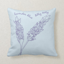 Coussin Lavande Dilly bleu Dilly