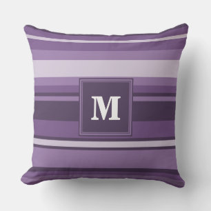 Coussin Lavande monogramme