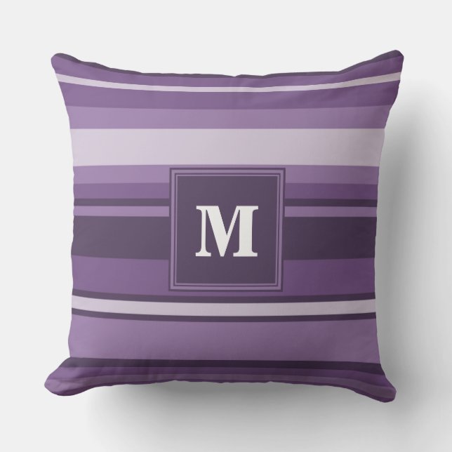 Coussin Lavande monogramme (Recto)