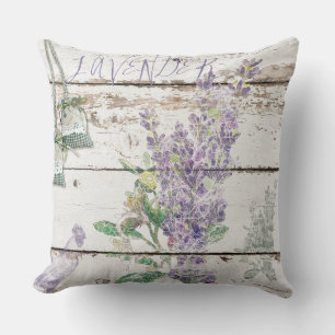 Coussin Lavande vintage Lavande Cotton Jeu d'oreiller 20" 