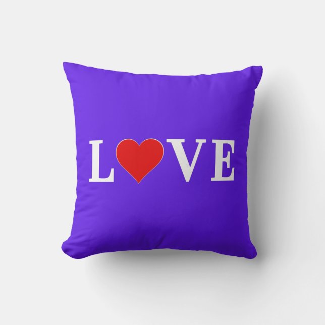 Coussin Lavender LOVE Élégant élégant (Recto)