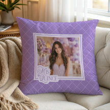 Lavender Mis Quince Photo Quinceanera Keepsaké