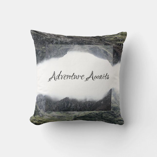 Coussin L'aventure attend (Recto)