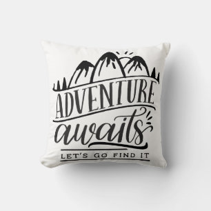 Coussin L'aventure Attend, Trouvons-La