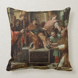 Coussin L'aveuglement d'Elymas (bande dessinée pour le