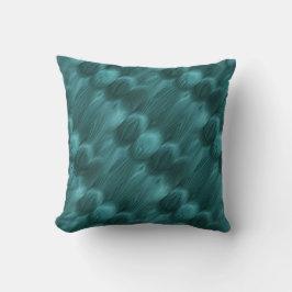 Coussin LavishlyOn Moderne Mélange Perles & Rubans Turquoi