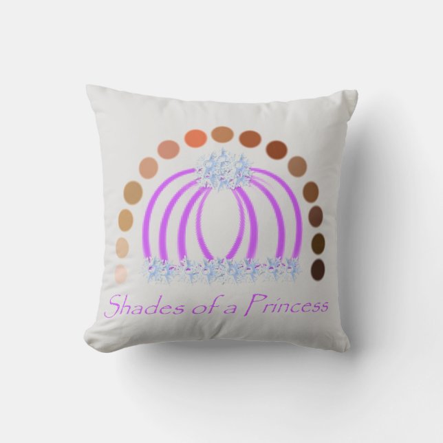 Coussin LavishlySur Les Ombres D'Une Princesse Maquiller A (Recto)