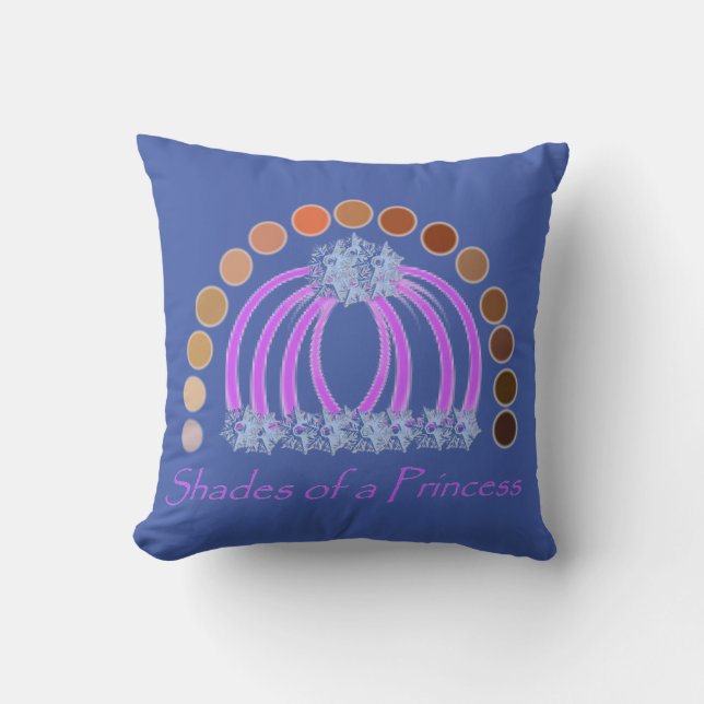 Coussin LavishlySur Les Ombres D'Une Princesse Maquiller A (Recto)