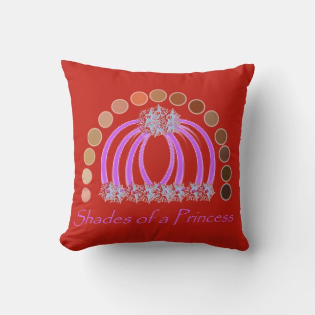 Coussin LavishlySur Les Ombres D'Une Princesse Maquiller A (Recto)