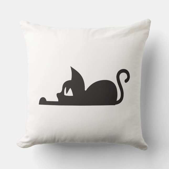 Coussin Lazy Cat (Recto)