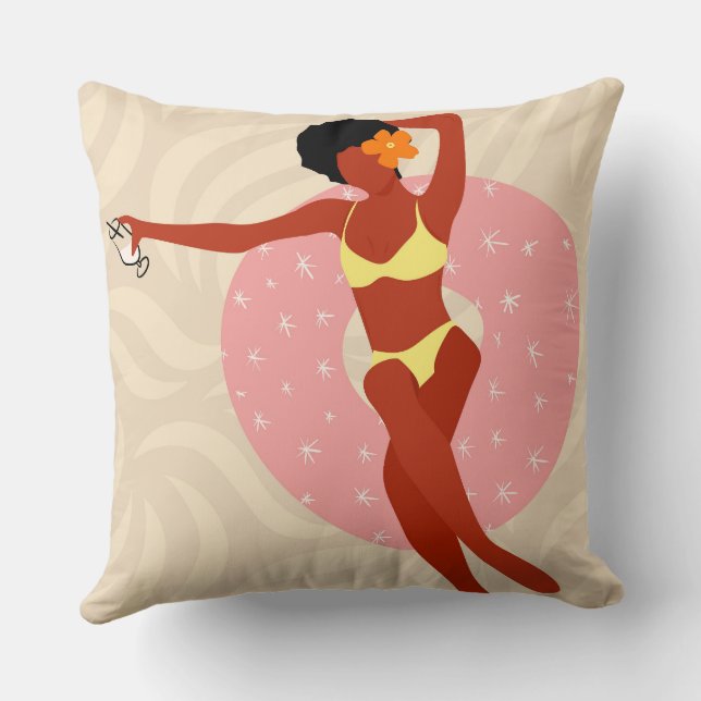 Coussin Lazy Pool Day (Verso)