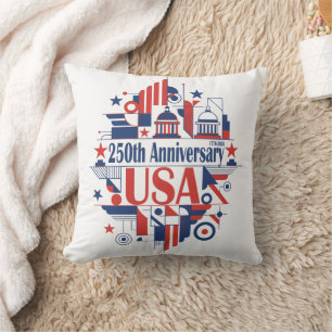 Coussin le 250e anniversaire de l'Amérique