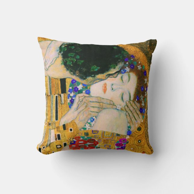 Coussin Le baiser de Gustav Klimt (Recto)
