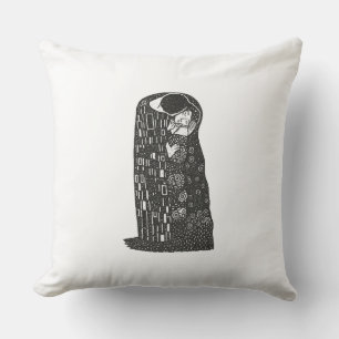 Coussin Le baiser de Gustav Klimt
