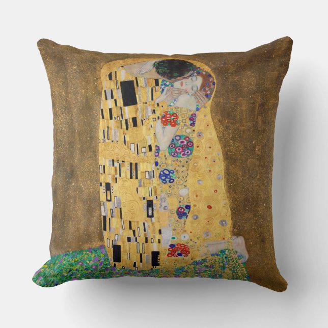 Coussin Le Baiser par Gustav Klimt (Recto)