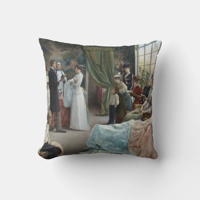 Coussin Le baptême, 1892 (Recto)