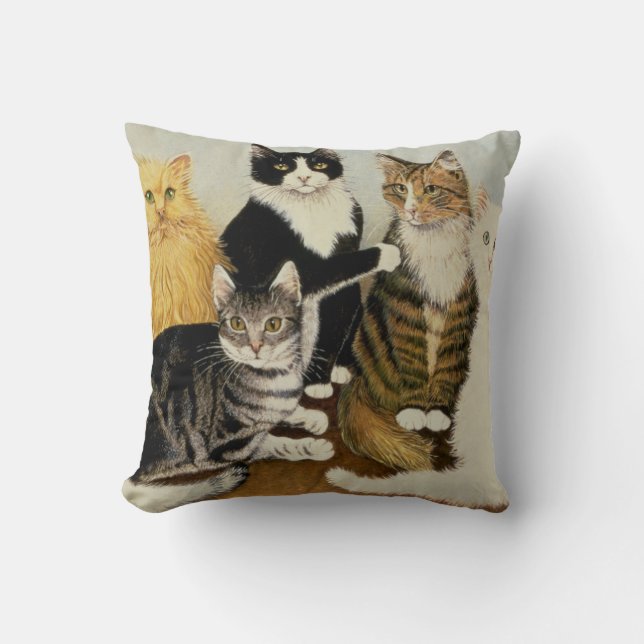 Coussin Le berceau du chat (Recto)